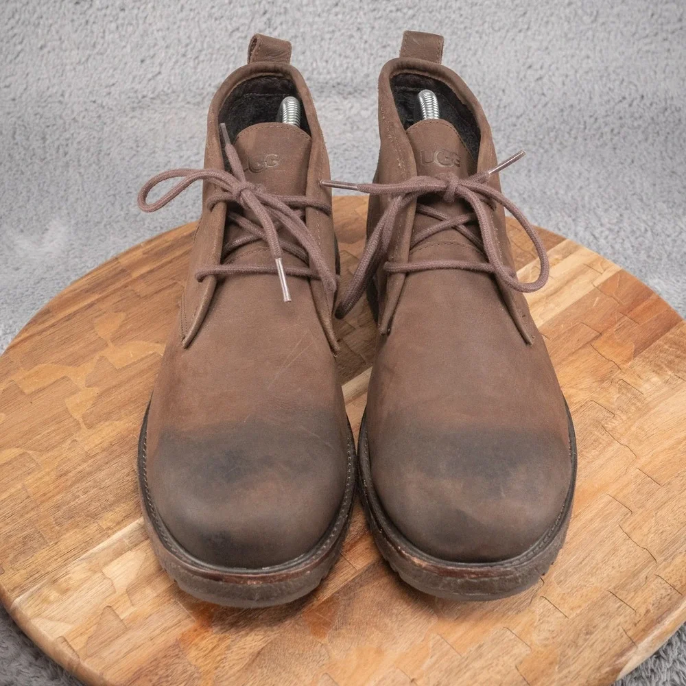 UGG CALDERWOOD WATERPROOF MEN BOOTS LEATHER STOUT US 8 /UK 7 /EU‎ 40.5